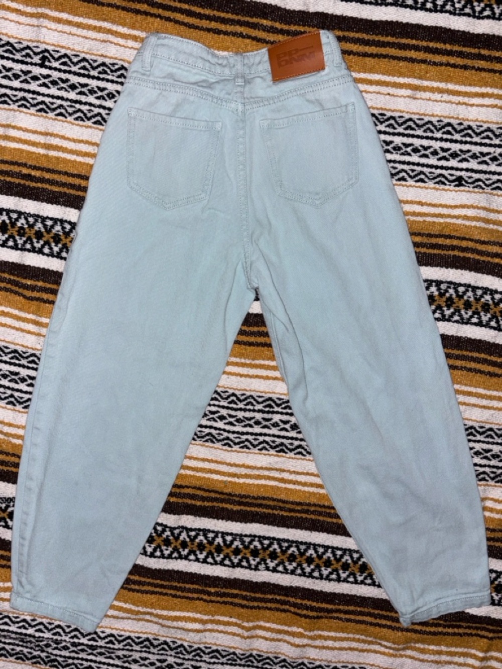 Princess Polly baby blue Pleated High Waisted Pants size 0